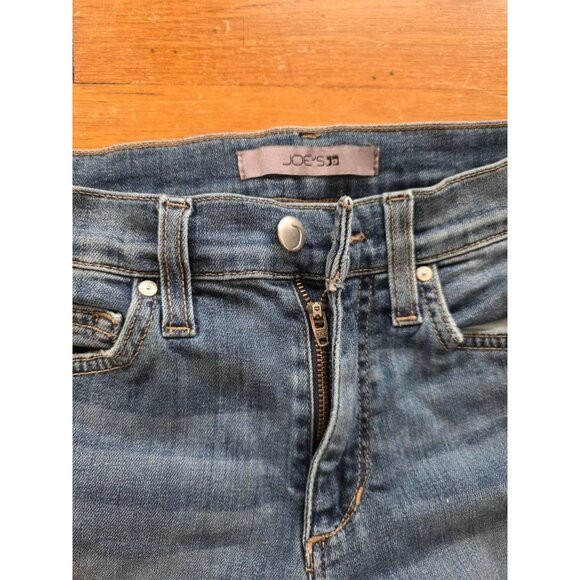 Joe’s Jeans Women’s Skinny Distressed Raw Hem Jeans Plus 26 Medium Wash A001169 - Picture 3 of 8